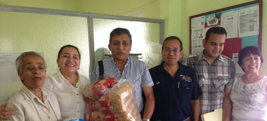 El Cónsul de Colombia en Puerto Ordaz visitó la Casa Hogar San Vicente de Paul
