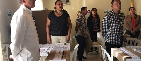Último día de votaciones en Puerto Ordaz, Venezuela